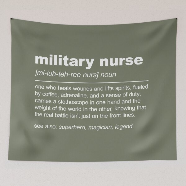 Item preview, Military Nurse designed and sold by stylesip.