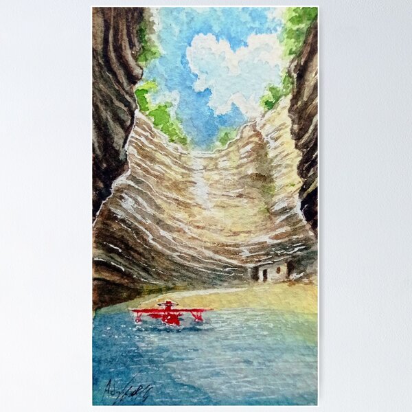Item preview, Secret cove of Porco Rosso designed and sold by Inkhov.