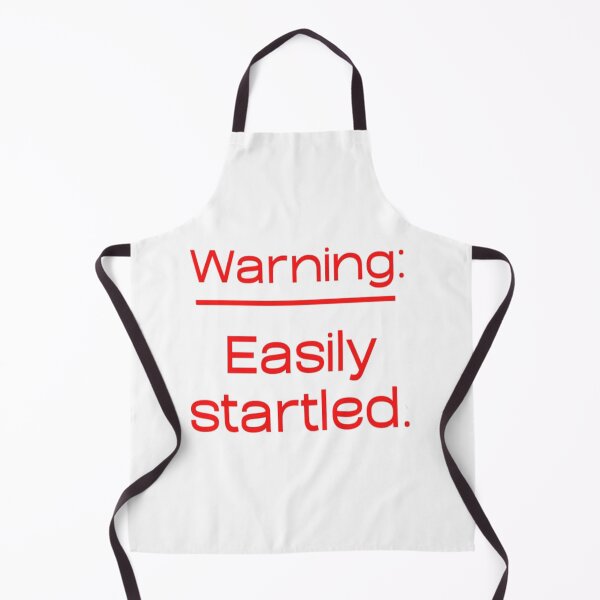 Item preview, Warning: Easily Startled, Funny Scaredy Cat designed and sold by dex1one.