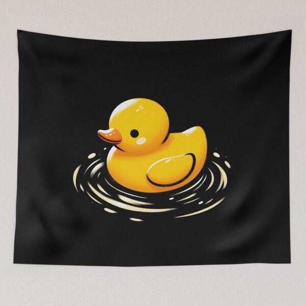 Item preview,  Cute Rubber Duck Floating in Water designed and sold by pumsquare.