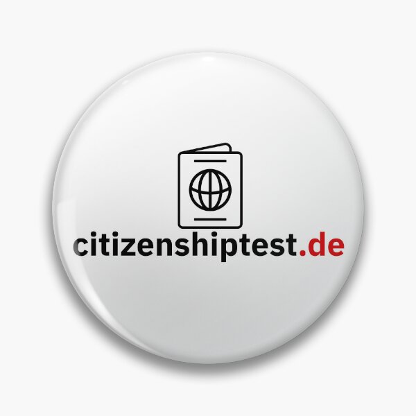 Item preview, Citizenship Test Germany Logo Sticker designed and sold by sylvesteraswin.