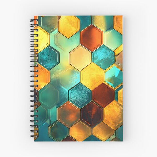 Item preview, Chromatic Crystals: Honeycomb Prism designed and sold by AI-Only Creations.