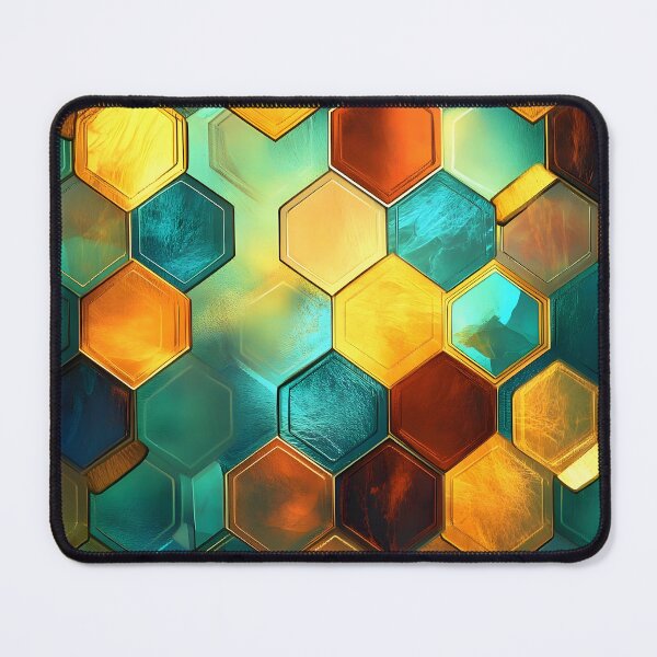 Item preview, Chromatic Crystals: Honeycomb Prism designed and sold by AI-Only Creations.
