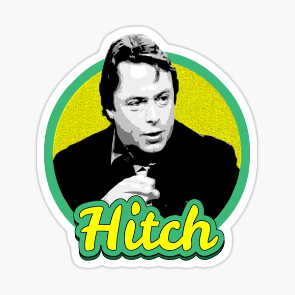 Vista previa del artículo con la obra «Enganche Christopher Hitchens», diseñado y vendido por DJVYEATES.