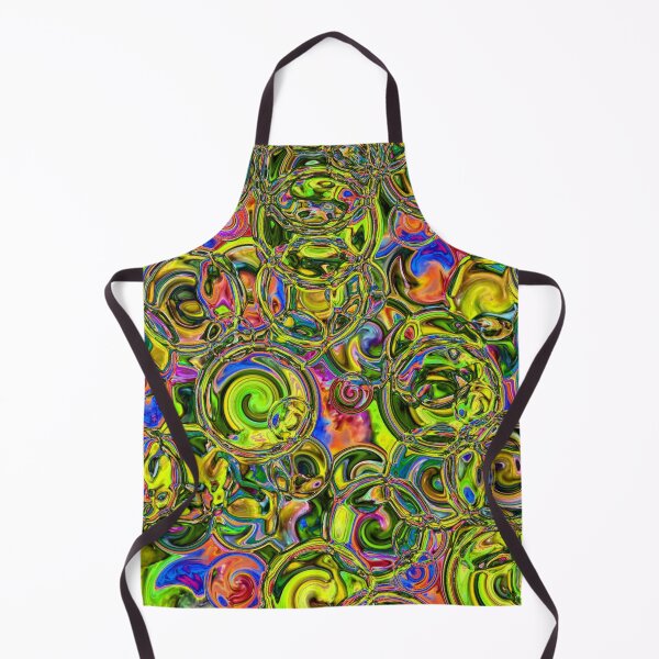 Item preview, Green & Yellow Hydrangea Fractal Circles designed and sold by SXW Designs.
