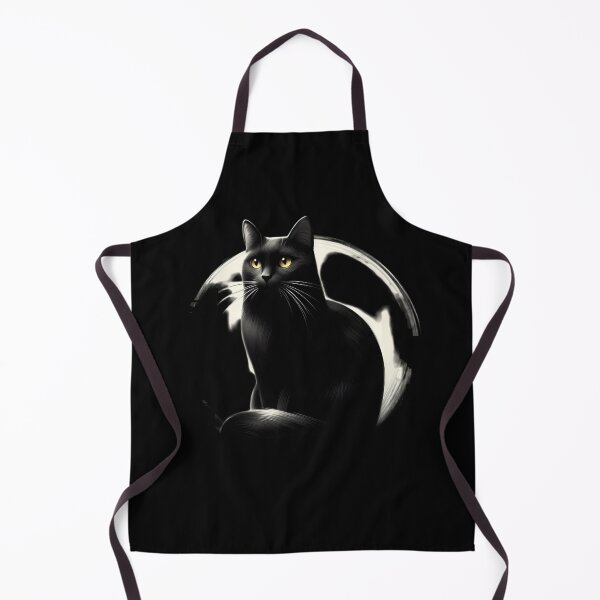 Item preview, Mysterious Black Cat with Golden Eyes designed and sold by pumsquare.