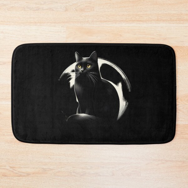 Item preview,  Mysterious Black Cat with Golden Eyes designed and sold by pumsquare.