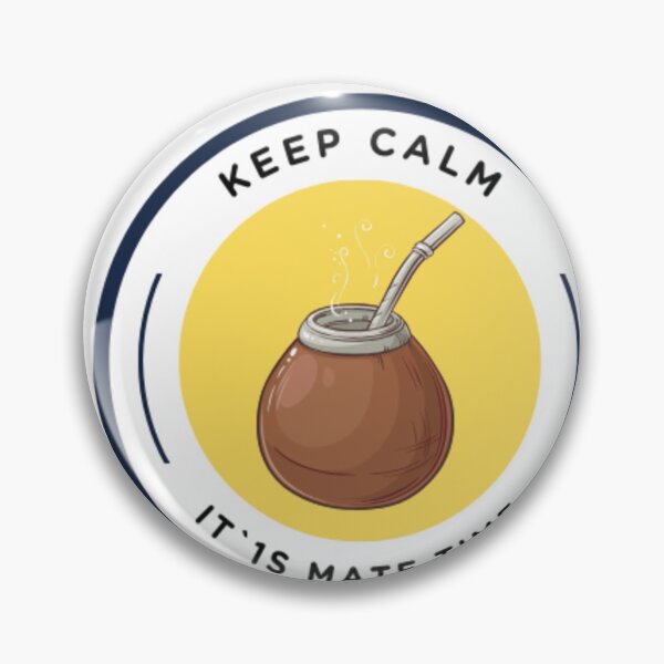 Item preview, Yerba Mate Keep Calm Argentina Tea Mood Cup Tea Herbs Lover designed and sold by DaniVi.