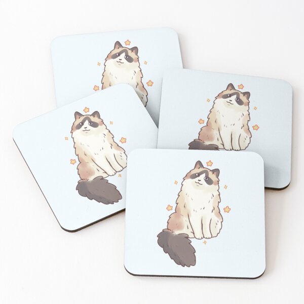 Item preview, ragdoll cat illustration  designed and sold by Artofmayara.