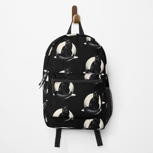 Item preview,  Elegant Black Cat Under Full Moon designed and sold by pumsquare.