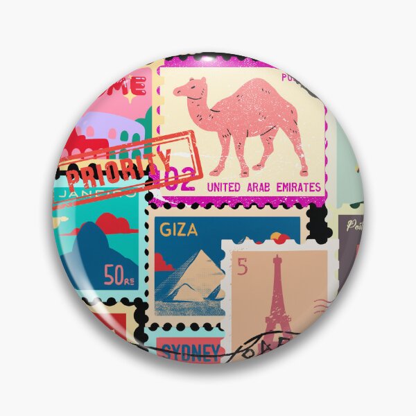 Item preview, Travel Stamps designed and sold by AnulaArt.