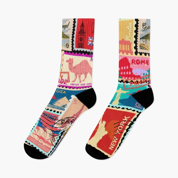Item preview, Travel Stamps designed and sold by AnulaArt.