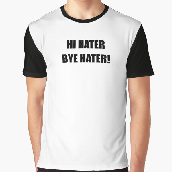 Artikel-Vorschau von Hallo Hater, tschüss Hater! Lustiger Spruch, designt und verkauft von LD ART.