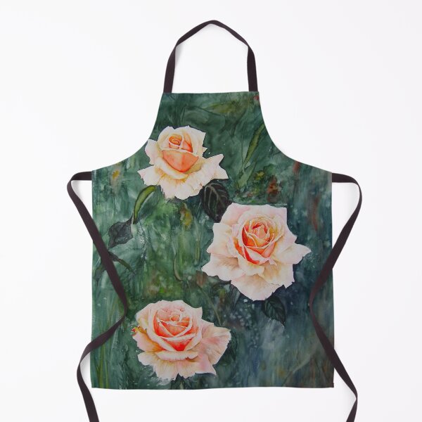 Item preview, three roses in green garden designed and sold by SlavaMira.