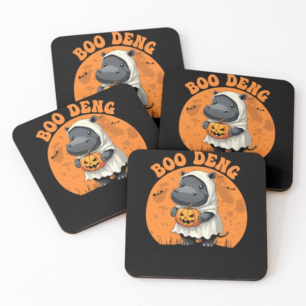 Item preview, Moo Boo Deng Halloween Baby Hippo Cute Pygmy Cartoon designed and sold by elderberry.
