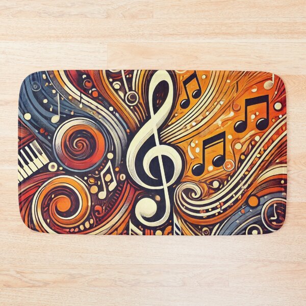 Item preview, Music pattern #41 designed and sold by Kaleidoscope Print.