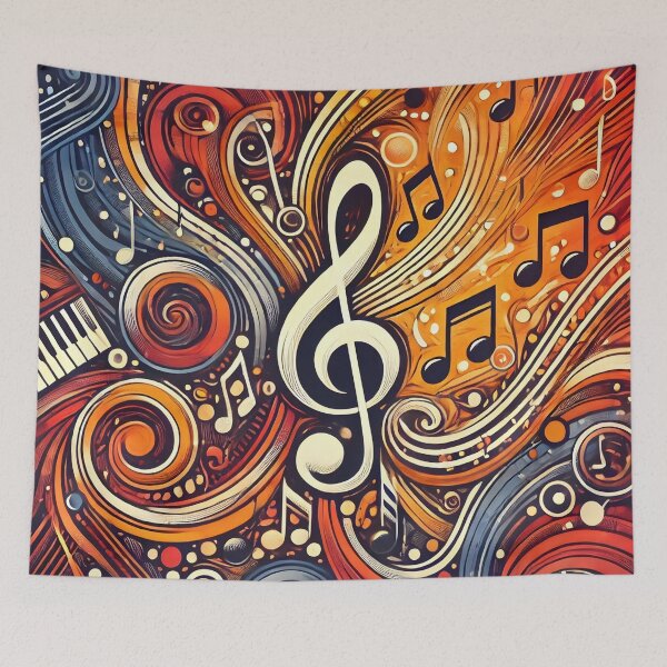 Item preview, Music pattern #41 designed and sold by Kaleidoscope Print.