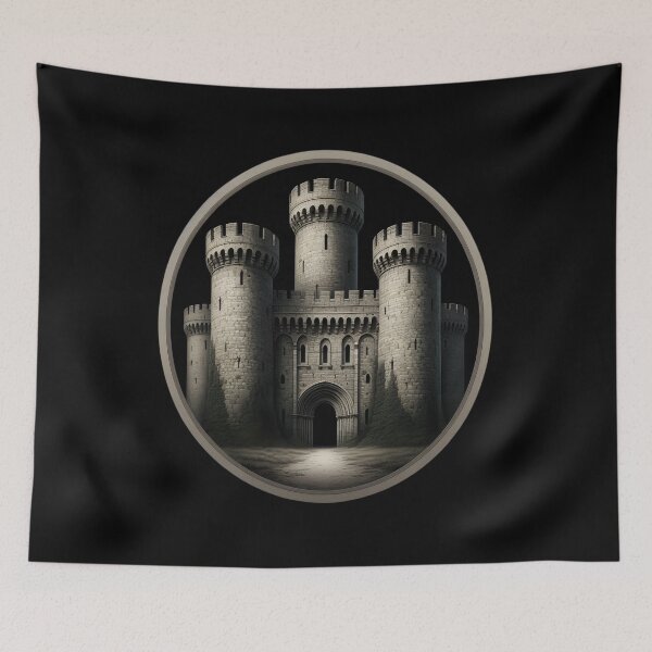 Item preview,  Majestic Medieval Stone Castle designed and sold by pumsquare.