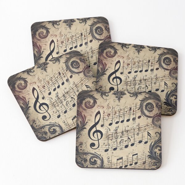 Item preview, Music pattern #43 designed and sold by Kaleidoscope Print.