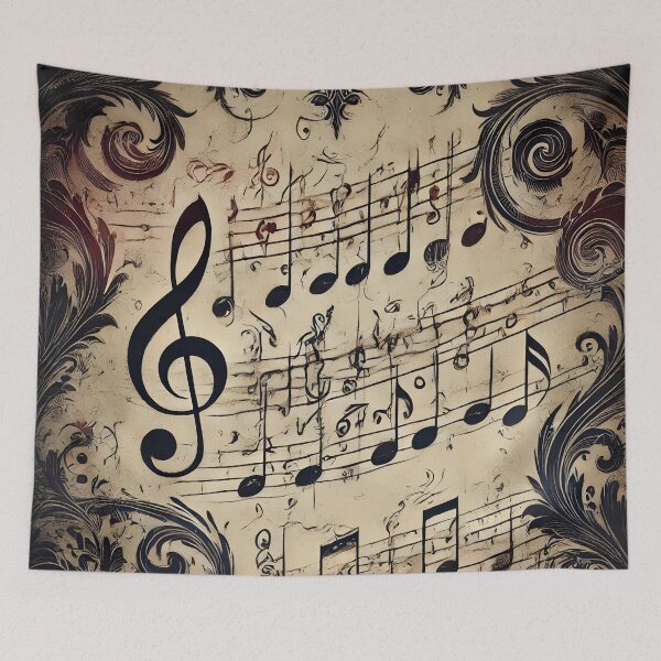Item preview, Music pattern #43 designed and sold by Kaleidoscope Print.
