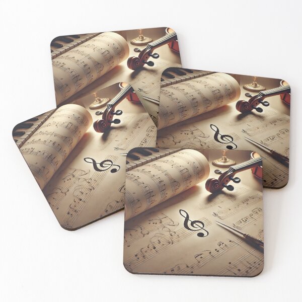 Item preview, Music pattern #44 designed and sold by Kaleidoscope Print.