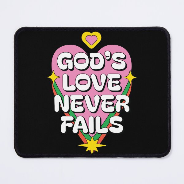 Item preview, God's Love Never Fails - Psalm 136 - Christianity Quotes designed and sold by Millusti.