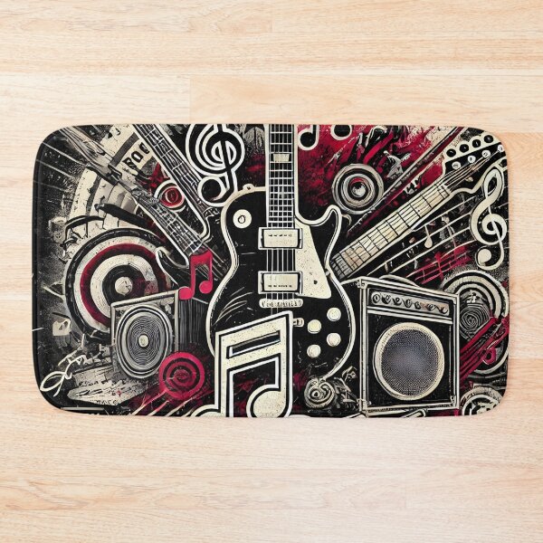 Item preview, Music pattern #45 designed and sold by Kaleidoscope Print.