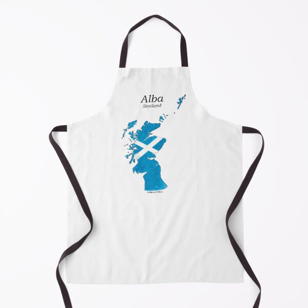 Item preview, Scotland / Alba hand painted map Scottish Gaelic black text designed and sold by Mamaidh Made.