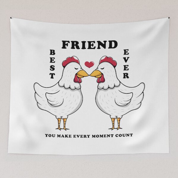 Item preview, Cartoon friend chicken, Best friend ever. designed and sold by stylegoose.