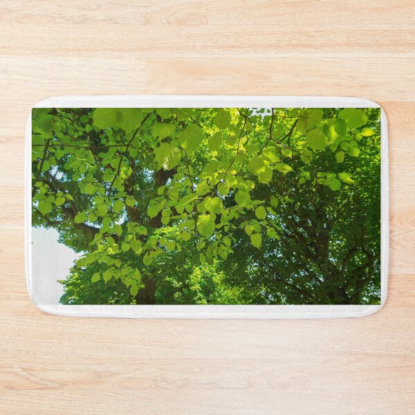 Item preview, Green leaves on trees with sunshine on them designed and sold by dabingboshi.