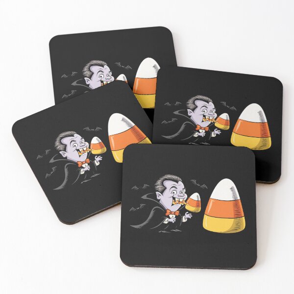 Item preview, CUTE VAMPIRE WITH CANDY CORN HALLOWEEN KIDS GRAPHIC  designed and sold by YourTrendyTees.