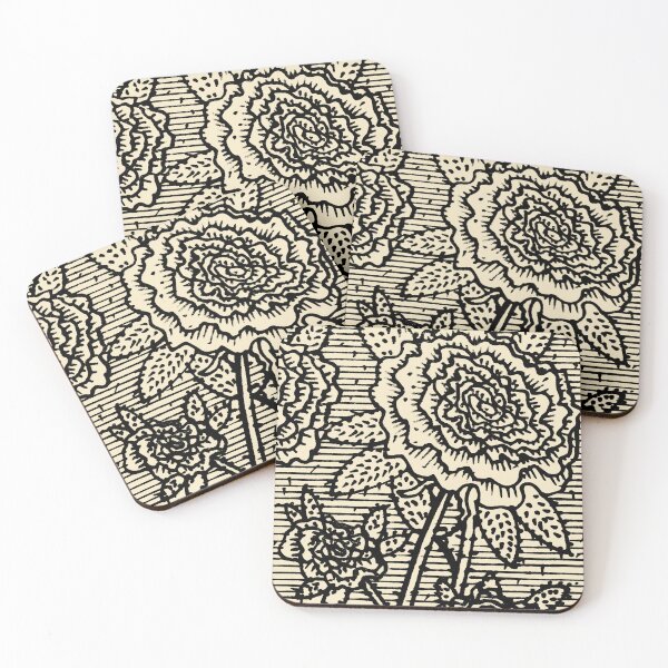 Item preview, rose linearism, floral rhythm. designed and sold by Krzysztof Patalas.