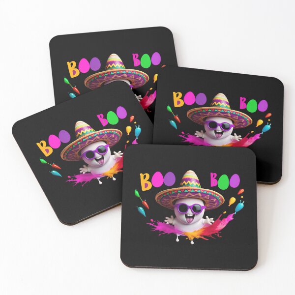 Item preview, Sombrero Ghost Boo: Cool & Spooky Splash Art designed and sold by Colorful-Garden.