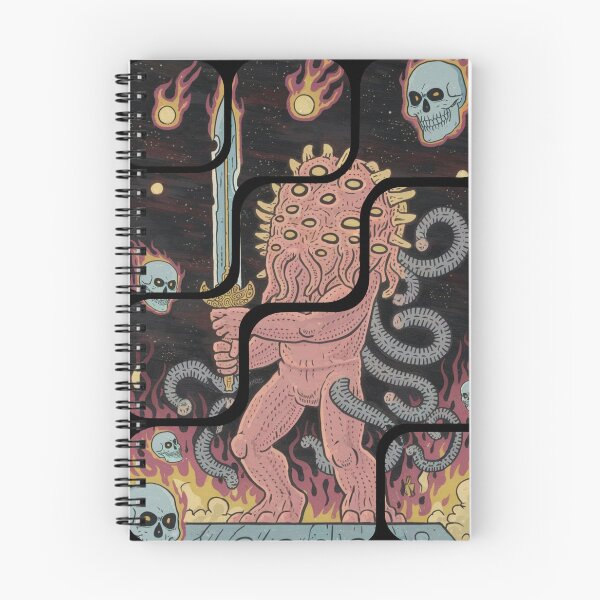 Item preview, Flaming Warrior of Skulls designed and sold by Karimbi.