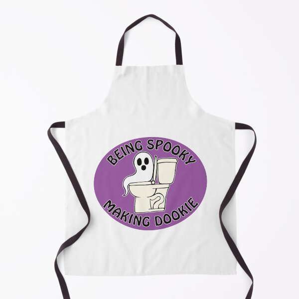 Item preview, Being Spooky Making Dookie On Purple Funny Ghost On Toilet designed and sold by TheRainFamily.