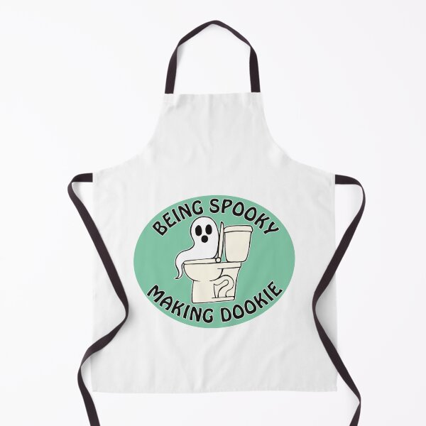Item preview, Being Spooky Making Dookie On Seafoam Green Funny Ghost On Toilet designed and sold by TheRainFamily.