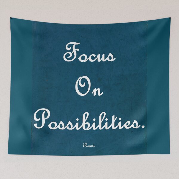 Item preview, Focus on possibilities/Motivational quote/Inspiration designed and sold by VeenaNair23.