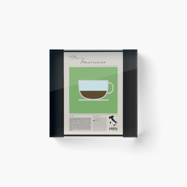 Item preview, Copy of Coffee Essential Guide Americano designed and sold by My Digital Mind.