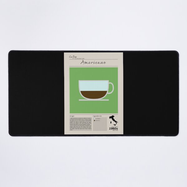 Item preview, Copy of Coffee Essential Guide Americano designed and sold by My Digital Mind.