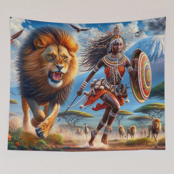 Item preview, Hunting in Africa designed and sold by M-Y-A-R-T-.