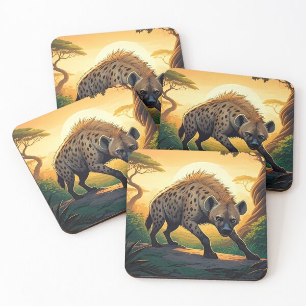 Item preview, Cautious Hyena designed and sold by AICreativeArts.