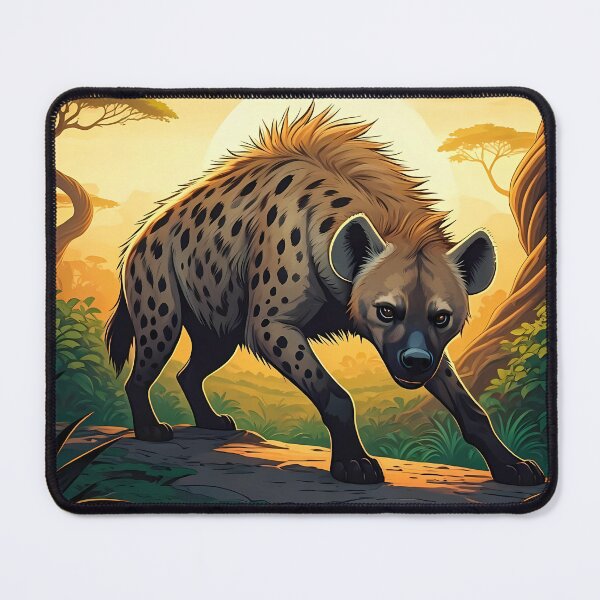 Item preview, Cautious Hyena designed and sold by AICreativeArts.