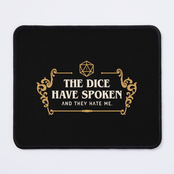 Item preview, The Dice Have Spoken Funny D20 Dice Critical Fail designed and sold by pixeptional.