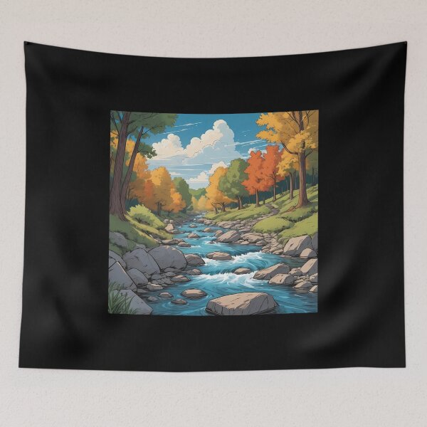Item preview, Flowing River designed and sold by AICreativeArts.