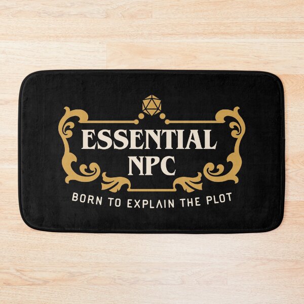 Item preview, Essential NPC Born to Explain the Plot Funny Tabletop RPG Gaming designed and sold by pixeptional.