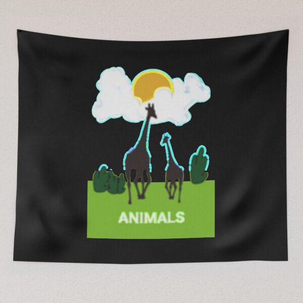 Item preview, Animals giraffes Ilustration designed and sold by Agus2024.
