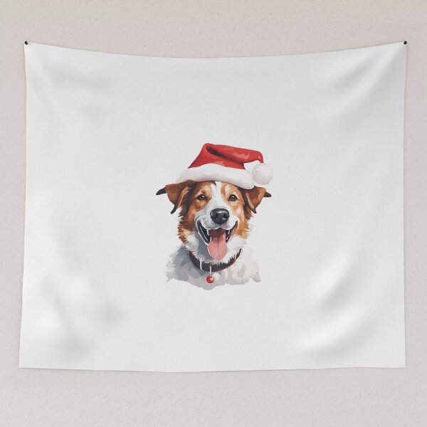 Item preview, Santa Pup Portrait, funny, Santa, gifts, dog, merry, time,  designed and sold by Ewelina  Niemiec.