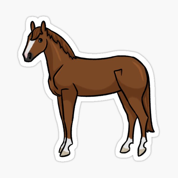 Item preview, Cheval alezan designed and sold by Art By Drina.