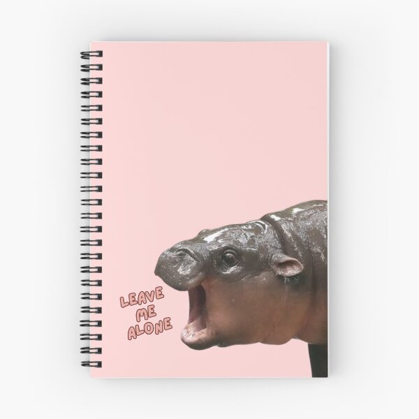 Item preview, moo deng baby hippo screaming cute meme leave me alone designed and sold by writetyperr.