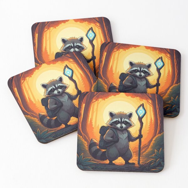 Item preview,  Raccoon Adventurer designed and sold by AICreativeArts.